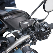 Master Cylinder Cover - Brake - Front - Black/Twice-Cut