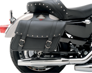 Highwayman Rivet Slant-Style Saddlebags - Medium
