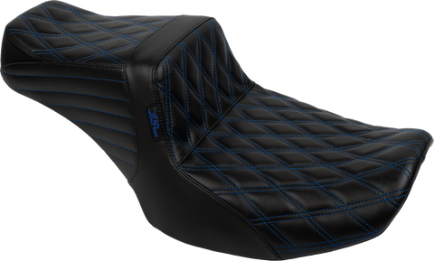 Tailwhip Seat - Blue Double Diamond Stitch - FLH/FLT -&
