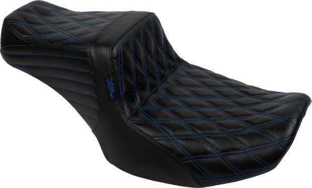 Tailwhip Seat - Blue Double Diamond Stitch - FLH/FLT -&