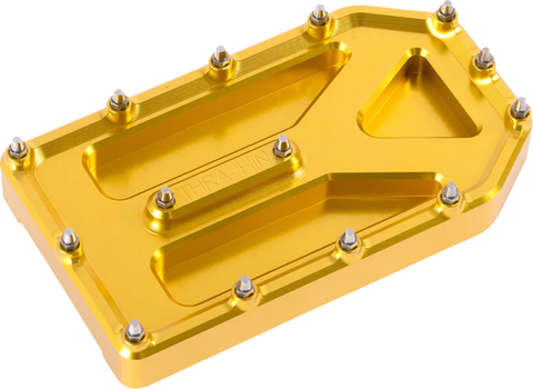 Aggressor Brake Pedal Pad - Gold - Touring