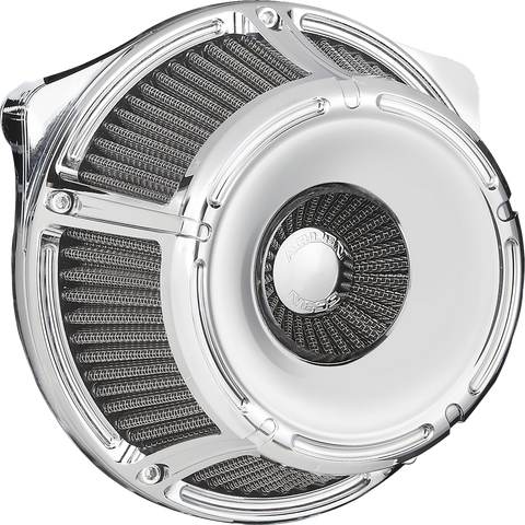 Inverted Series Air Cleaner Kit - Slot Track - Chrome
