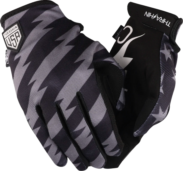 Stars & Bolts Stealth Gloves - Black/Gray - Large