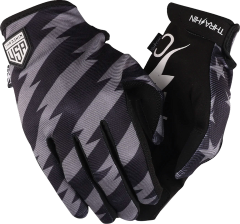 Stars & Bolts Stealth Gloves - Black/Gray - XL