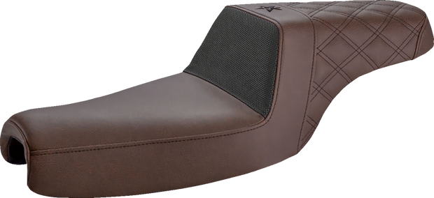Unknown Industries Seat - Front Carbon Fiber/Black Gripper Lumbar/Rear Lattice Stitch - XL &