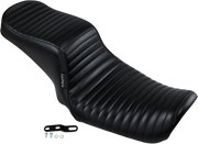 Cherokee Seat - Pleated - Black - FL/FX '06-'17