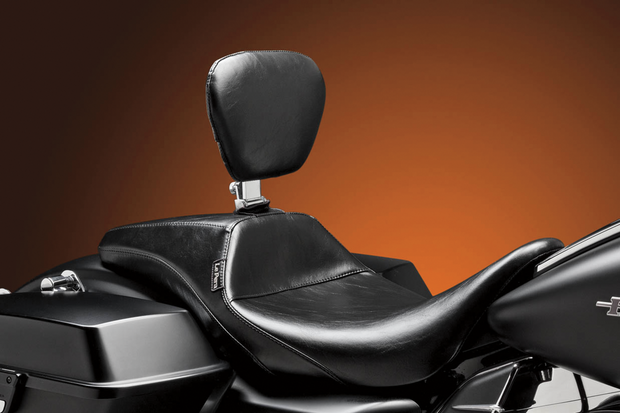Outcast Daddy Long Legs Seat - Full-Length - w/ Backrest - Smooth - Black - FL &