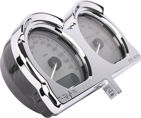 Gauge Relocation Kit - Chrome