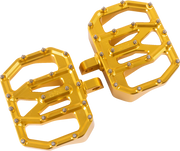 Mini Aggressor Floorboards - Gold - Rear