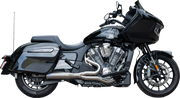 2-into-1 Qualifier Exhaust System - 50-State - Brushed - Stainless Steel