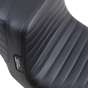 Tailwhip Seat - Pleated - Black - FXD '96-'03