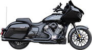 2-into-1 Qualifier Exhaust System - Guardian Black - Race Only - Indian with PowerPlus