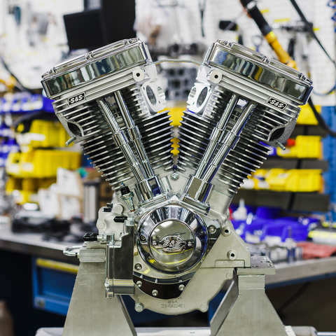 V111 Long-Block Engine- Natural - 84-&