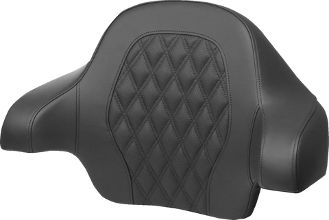 Tour-Pak® Backrest Pad - Lattice Stitch - Blue Stitch - FL &