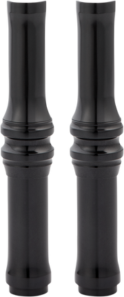 Pushrod Tube Cover Kit - 10 Gauge® - Black - Twin Cam