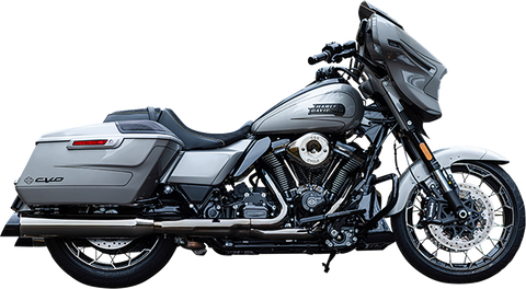 4-1/2" MK45 Performance Slip-On Mufflers - Lava Chrome - 50-State