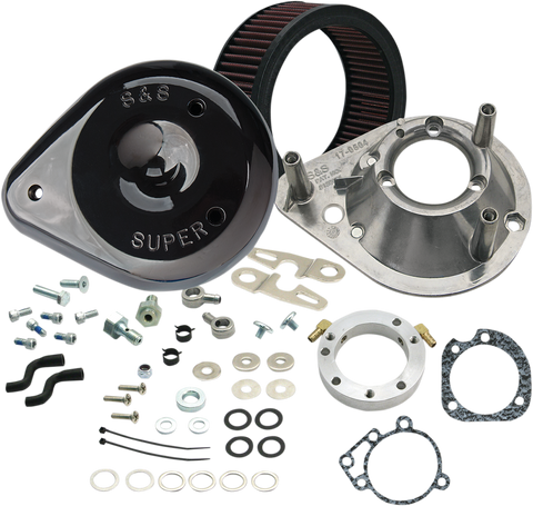 Teardrop Air Cleaner Kit - Gloss Black