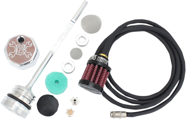 Vented Dipstick - Polished - M8 Touring/Trike
