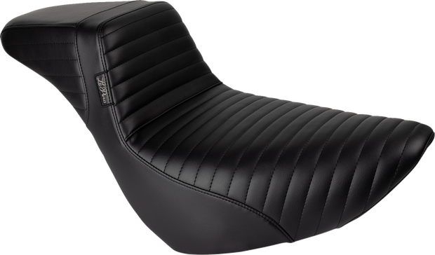 Kickflip Daddy Long Legs Low Rider Seat - Pleated - Black - FL/FX &