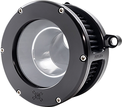 BA Air Cleaner Kit - Black/Clear with Black Filter - M8