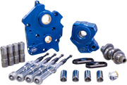 Cam Chest Kit with Plate - Chain Drive - Water Cooled - 475 Cam - Chrome Pushrods - M8