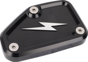 Master Cylinder Cover - Brake - Front - Black/Twice-Cut