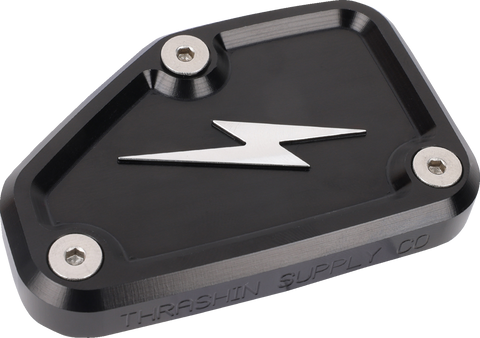 Master Cylinder Cover - Brake - Front - Black/Twice-Cut