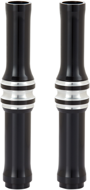 Pushrod Tube Cover Kit - 10 Gauge® - Black - M8