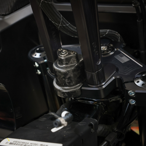 Cover Steering Lock - Matte Forged Carbon Fiber