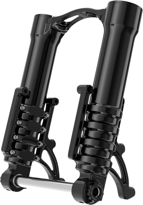 Fork Legs - 49 mm - Black Anodized - For Custom Radial Mount Brake Caliper