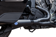2-into-1 Qualifier Exhaust System - Race Only - Black - Stainless Steel
