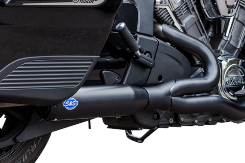 2-into-1 Qualifier Exhaust System - Race Only - Black - Stainless Steel