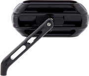 Mirror - Sidekick - Side View - Oval - Black - Right