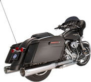 4-1/2" MK45 Performance Mufflers - Chrome with Chrome Tracer