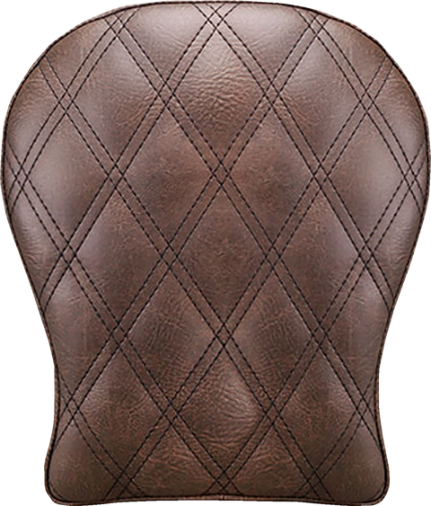 Detachable Pillion Pad - Lattice Stitched - Brown