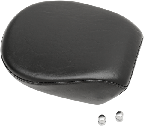 Bare Bones Pillion Pad - Deluxe - Smooth - Black - FLHT &