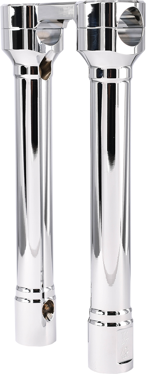 Hole Shot Risers - 10" - Chrome