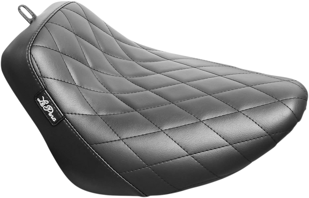 Bare Bones Solo Seat - Diamond Stitch - Black - Softail &