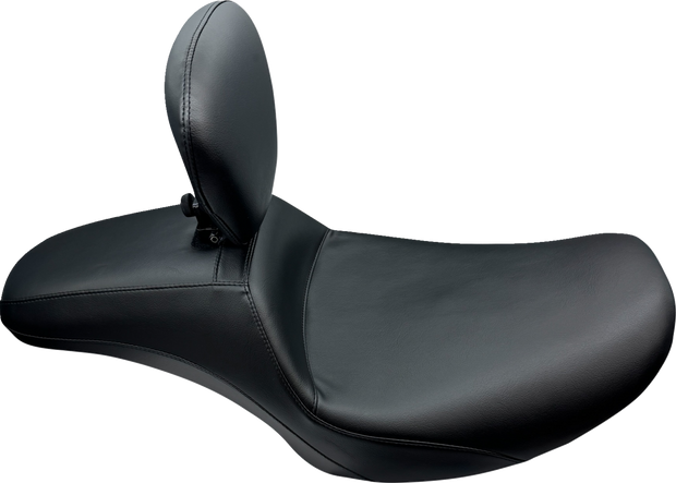 Outcast Daddy Long Legs Seat - w/ Backrest - Smooth - FLH/FLT &