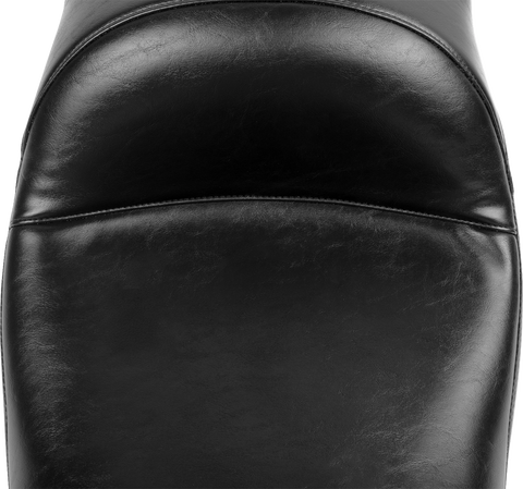 Maverick Seat - without Backrest - Smooth - Black - Black - FLH/FLT &