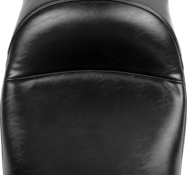 Maverick Seat - without Backrest - Smooth - Black - Black - FLH/FLT &