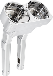 Method Kickback Handlebar Riser - 10" - Chrome