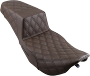 Step-Up Seat - Full Lattice Stitch - Brown
