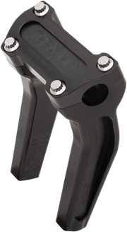 Handlebar Risers - Pull Back - 6-1/2" - Black
