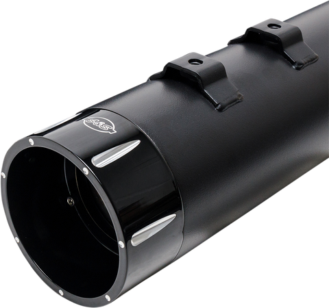 4-1/2" MK45 Performance Mufflers - Black Tracer