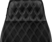 Tailwhip Seat - Bright Gray Double Diamond Stitch - FLHFLT '23-'24