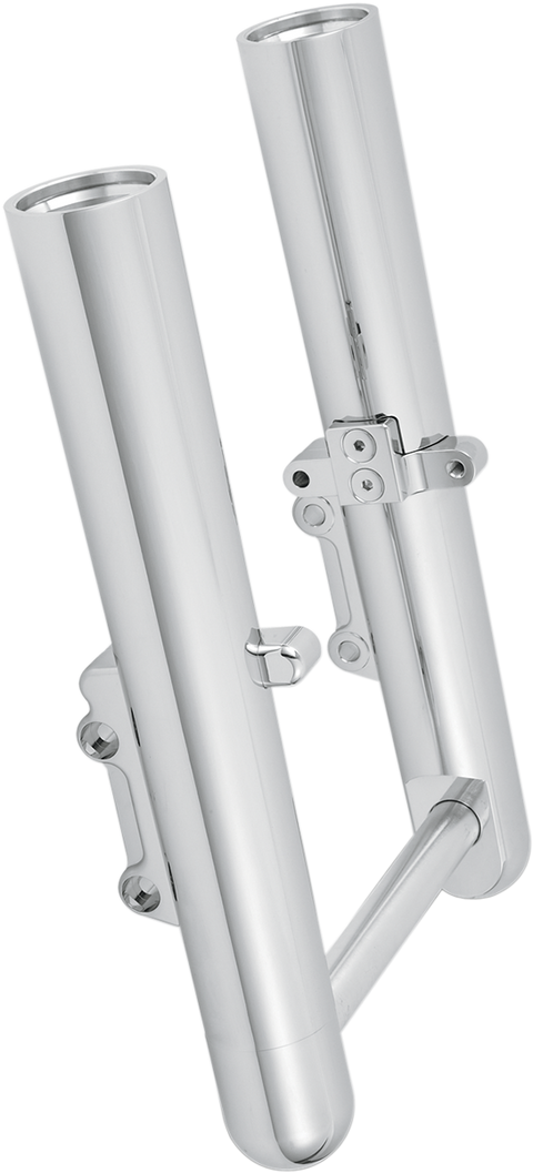 Fork Legs - Chrome - Smooth - Dual Disc - &