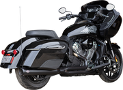 2-into-1 Qualifier Exhaust System - Guardian Black - 49 State - Indian with PowerPlus
