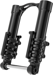 Fork Legs - 49 mm - Black Anodized - For Factory Brake Caliper
