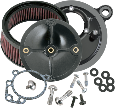 Super Stock™ Stealth Air Cleaner Kit - Black